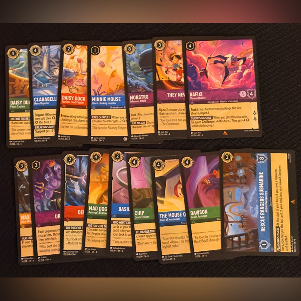 Disney Lorcana Card Bundle #8